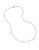 Nadri 8mm 18 Inch Pearl Framed Clasp Necklace - WHITE