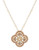 Carolee Beaded Four Point Pendant Necklace - gold