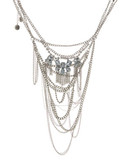 Bcbgeneration Convertible Silvertone Necklace - silver