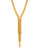Vince Camuto Glam Punk Gold Gold Plated Base Metal Glass Baguette Y Necklace - Gold