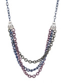Gerard Yosca Multi Chain Link Necklace - Assorted