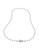Nadri 18 inch 6mm Pearl Necklace with Pave Framed Pearl Clasp - PEARL