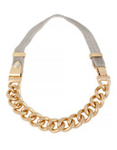 Kenneth Cole New York Mesh Chain and Link Necklace - Gold