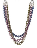 Gerard Yosca Multi Chain Link Collar Necklace - Assorted