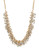 A.B.S. By Allen Schwartz Faceted Cluster Necklace - GOLD