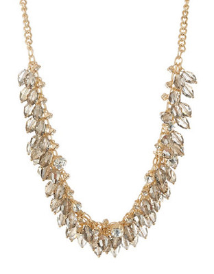 A.B.S. By Allen Schwartz Faceted Cluster Necklace - Gold
