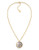 Carolee Word Play Shake Dont Stir BFF Pendant Necklace Gold Tone No Stone Pendant Necklace - Gold