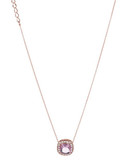 Kate Spade New York Basket Pave Pendant Necklace - Pink