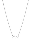 Kate Spade New York Say Yes Mrs Necklace - Silver