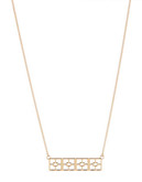Trina Turk Iconic Bar Pendant Necklace - Gold