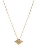 Trina Turk Pave Diamond Pendant Necklace - Gold