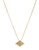 Trina Turk Pave Diamond Pendant Necklace - Gold