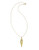 Sam Edelman Large Closed Cage Pendant - gold