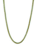 Kenneth Jay Lane S Hook Necklace - Green
