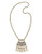 Sam Edelman Metal Fringe Pendant Necklace - Gold