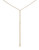 A.B.S. By Allen Schwartz Lariat Necklace with Faux Crystals - Gold