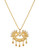 Kenneth Jay Lane S Hook necklace - Gold
