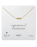 Dogeared Infinite Love Necklace - Gold