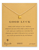 Dogeared Good Luck Elephant Necklace - Gold