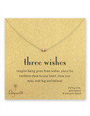 Dogeared Three Wishes Stardust Bead Necklace - Mixed Metals