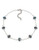Carolee Cosmic Reflections 16 inch Blue Rondelle Illusion Necklace - Silver