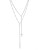 Lucky Brand Silver Tone Multi Strand Necklace - SILVER