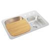 Wessan Drop In One and a Half Bowl Stainless Steel Sink