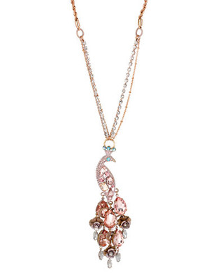 Betsey Johnson Pinktina Metal Necklace - Pink