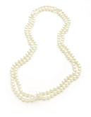 Lauren Ralph Lauren White 60 Inch Pearl Necklace - White