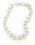 Lauren Ralph Lauren 18 Inch To 16mm Foldover Clasp Necklace - White