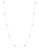 Expression Bezeled Cubic Zirconia Station Necklace - SILVER