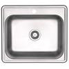 Wessan Drop In 12" Deep Stainless Steel Laundry Sink