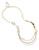 Kenneth Cole New York Mixed Metal Faceted Bead Long Necklace - Topaz