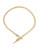 A.B.S. By Allen Schwartz Embellished Snake Collar Necklace - GOLD