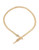 A.B.S. By Allen Schwartz Embellished Snake Collar Necklace - Gold