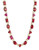 Anne Klein All Round Stone Collar Necklace - Red