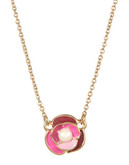 Kate Spade New York Mini Floral Pendant Necklace - Pink Multi