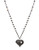 Betsey Johnson Extra Long Heart Pendant Necklace - Black