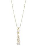 Anne Klein Metal Pearl Single Strand Necklace - Pearl