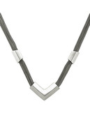 Vince Camuto Silver Clean Slate Necklace - Silver