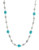 Lauren Ralph Lauren Turquoise and Etched Diamond Necklace - Turquoise