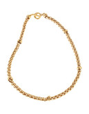Lauren Ralph Lauren Gold Tone Braided Chain Necklace - Goldtone