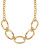 Robert Lee Morris Soho Large Oval Link Frontal Necklace - GOLD