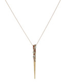 Sam Edelman Cluster Spike Necklace - Gold