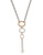 Lucky Brand Metal Semi-Precious Stone Pendant Necklace - Yellow