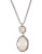 Lucky Brand Silver Tone Semi-Precious Stone Pendant Necklace - SILVER