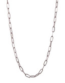 Gerard Yosca Long Chain Link Necklace - Rose