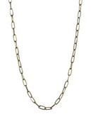 Gerard Yosca Long Chain Link Necklace - Orange