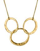 Kenneth Cole New York Sculptural Circle Frontal Necklace - Gold