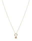 Kate Spade New York Kiss A Prince Engagement Ring Necklace - Gold